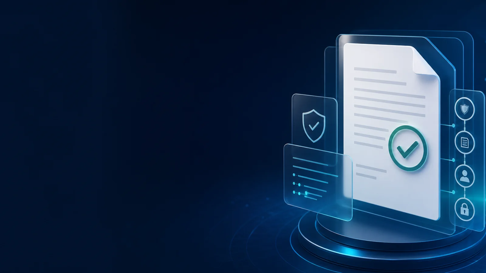 PDF imza doğrulama ve güvenli belge kontrolünü anlatan V-İmza görseli