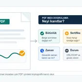 PDF Üzerindeki Elektronik İmza Neyi Kanıtlar?